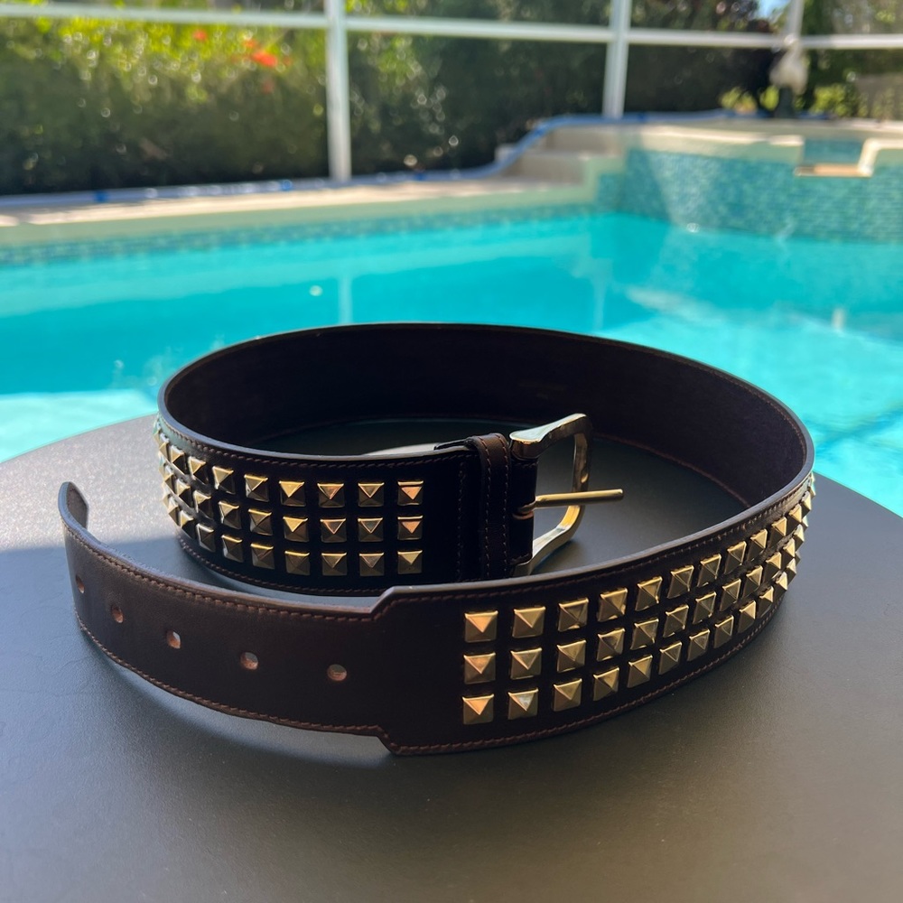 *SOLD* Gorgeous runway Burberry Prorsum Christopher Bailey studded belt.